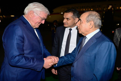Almanya Cumhurbaşkanı Steinmeier Azerbaycan'da