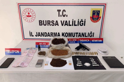 Bursa Yıldırım’da 1 kilogram sentetik madde ele geçirildi