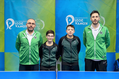 Konya Karatay Masa Tenisi Takımı'ndan milli gurur