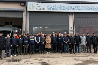 Kocaeli İzmit Belediyesi Makine İkmal Müdürlüğü’nde tasarruf hamlesi