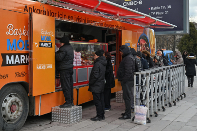 Başkent Mobil Market ile et satışı başladı 