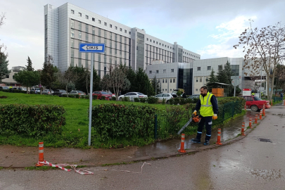 Kocaeli'de hastane bahçelerine Büyükşehir’den dokunuş