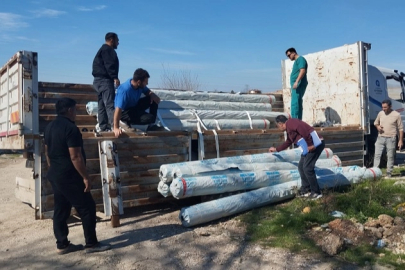 Antalya Büyükşehir'den üreticiye sera naylonu desteği