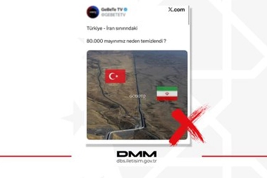 DMM’den "80 bin mayın temizlendi' iddiasına yalanlama