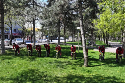 Kayseri Kocasinan'da açık alanlarda yoğun ilaçlama